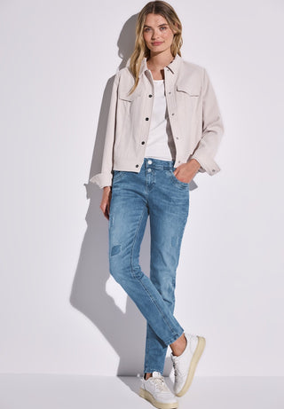 16801 Light Blue Destroy Wash;6