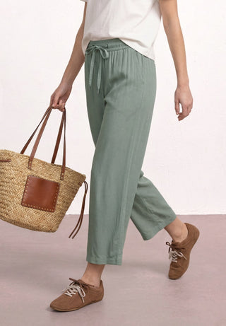 STREET ONE / Da.Casual-Hose / Style QR Emee Solid HW Wide Le