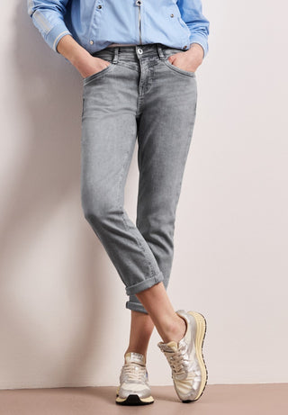STREET ONE / Da.Jeans / QR Style Jane,mw,light grey