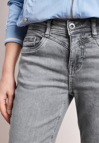 STREET ONE / Da.Jeans / QR Style Jane,mw,light grey