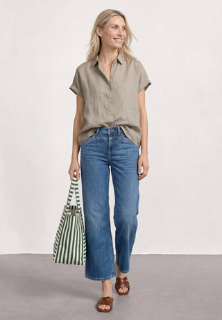 STREET ONE / Da. Bluse / SOL_Shirtcollarblouse w droppe