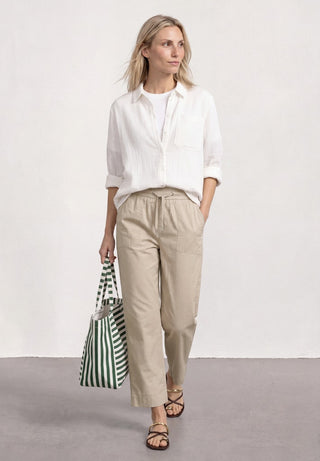 STREET ONE / Da.Casual-Hose / EOS_Straight Leg_HW_solid