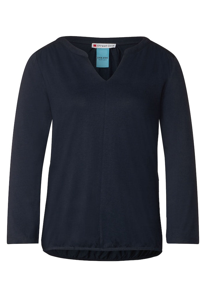 Da.Sweatshirt jersey QR / shirt / LTD w.split STREET ne – ONE aubi-shop