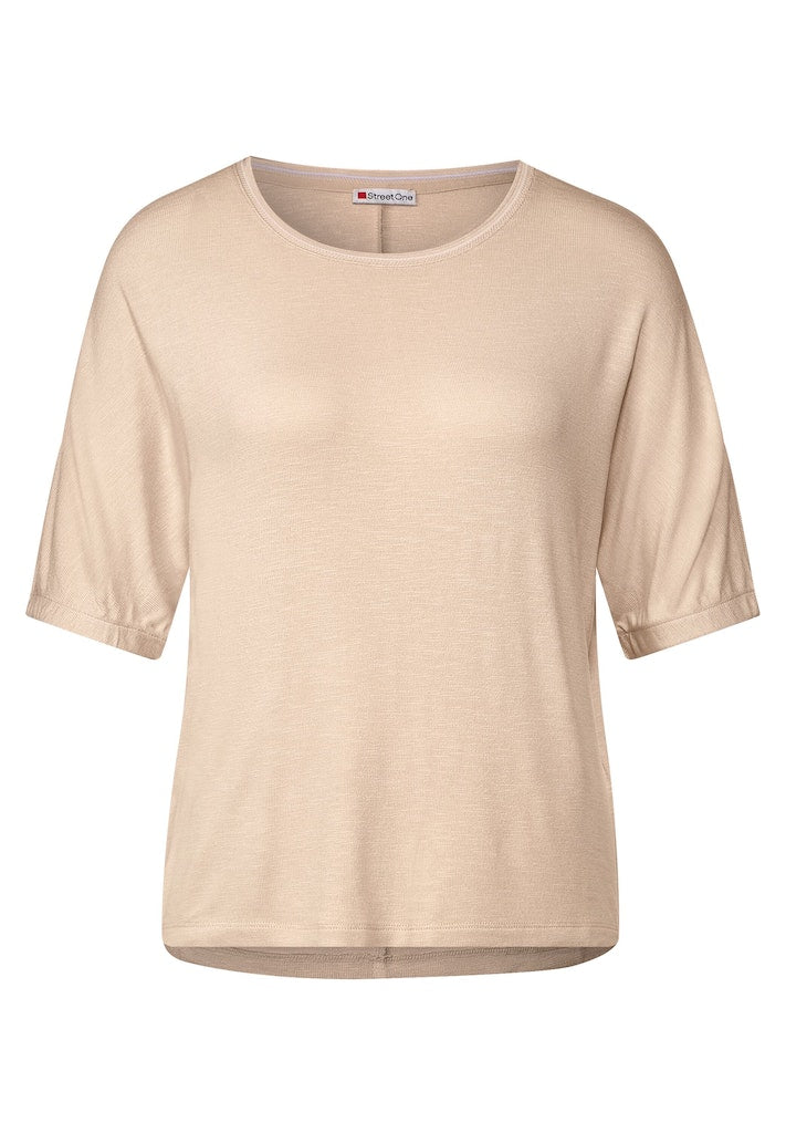 – w / basic yarn slub shirt ONE QR / STREET aubi-shop Da.Sweatshirt LTD