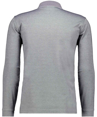 Ragman / He.Polo / Polo zip soft knit LS