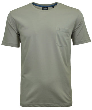 Ragman / He.T-Shirt / round neck T-shirt soft knit
