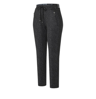 966B black fishbone print;25