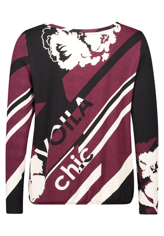 4818 Dark Red/Cream;2