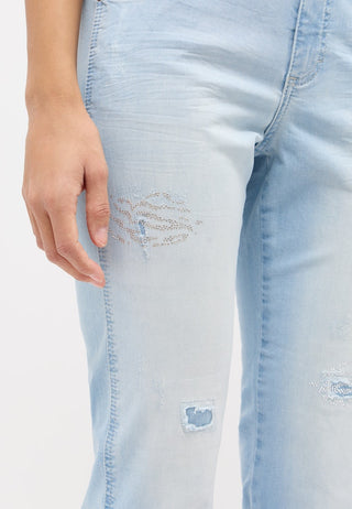 3588 bleached blue used destroyed;4