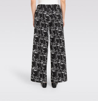 950B abstract face print;2