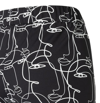 950B abstract face print;5