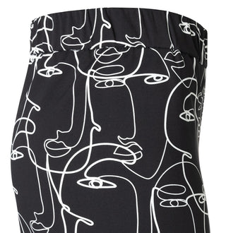 950B abstract face print;7