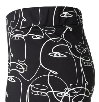 950B abstract face print;8