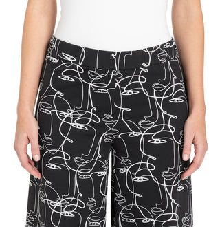 950B abstract face print;9