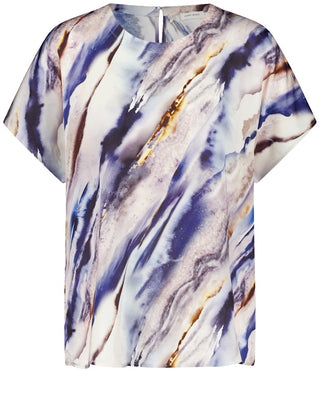 09170 BEIGE/BLUE AQUARELL STRIPES;1