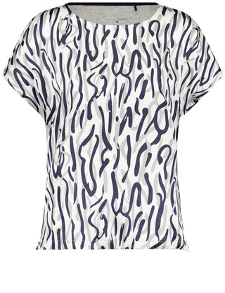 02011 OFFWH./GREY/INDIGO PRINT SHIR;1