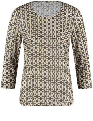 01038 BLACK/TAUPE STAR AOP;1