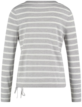 02009 SILVER GREY / OFFWHITE STRIPE;2