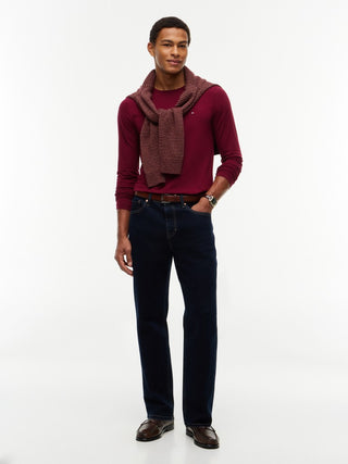 TOMMY HILFIGER / He.T-Shirt / STRETCH SLIM FIT LONG SLEEVE TEE