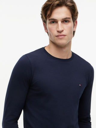 TOMMY HILFIGER / He.T-Shirt / STRETCH SLIM FIT LONG SLEEVE TEE