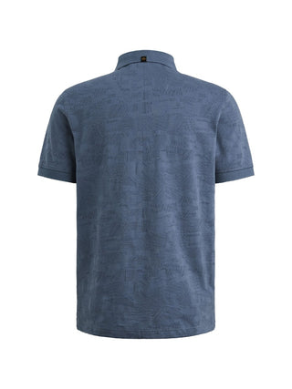 PME LEGEND / He.Polo / Short sleeve polo jacquard jersey