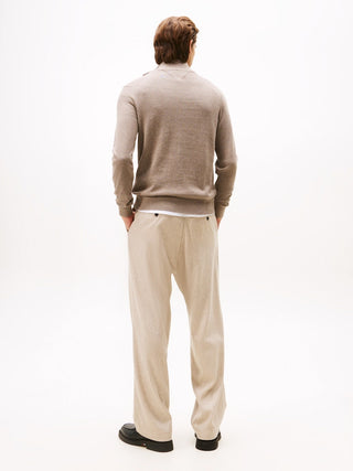 TOMMY HILFIGER / He.Pullover / PIMA ORG CTN CASHMERE ZIP MOCK