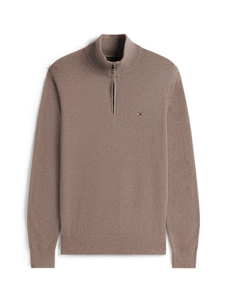 TOMMY HILFIGER / He.Pullover / PIMA ORG CTN CASHMERE ZIP MOCK