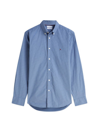 TOMMY HILFIGER / He.Hemd langarm / FLEX POPLIN GEO PRINT RF SHIRT