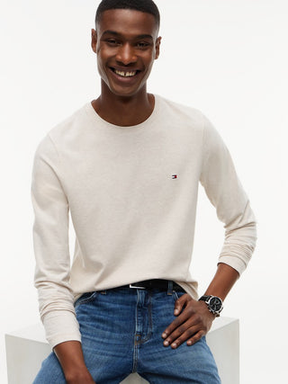 TOMMY HILFIGER / He.T-Shirt / STRETCH SLIM FIT LONG SLEEVE TEE
