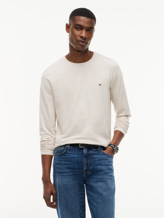 TOMMY HILFIGER / He.T-Shirt / STRETCH SLIM FIT LONG SLEEVE TEE